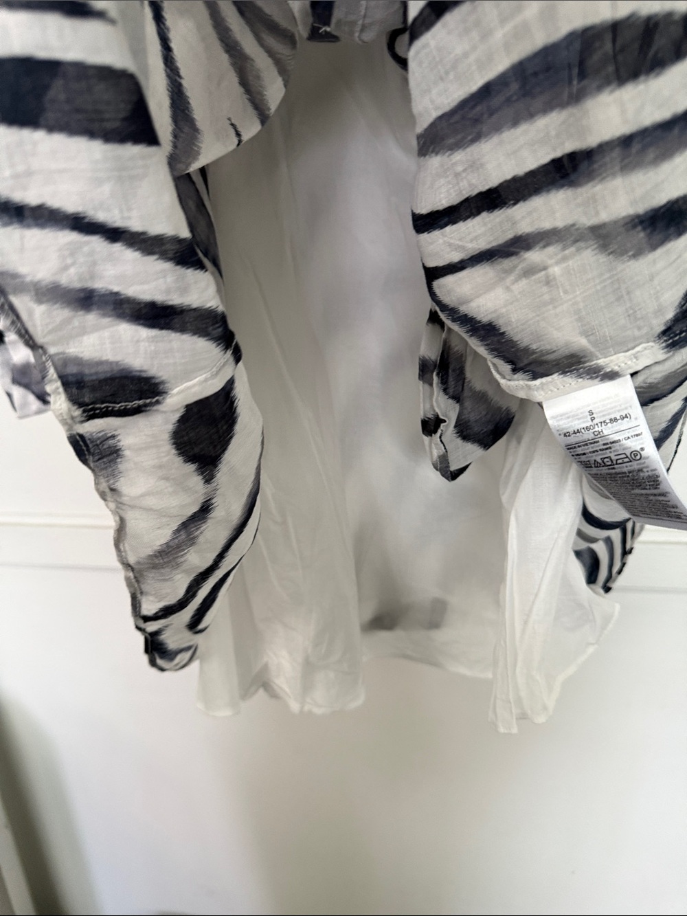 Banana Republic Black and White Zebra Print Mini Dress - Picture 3 of 12